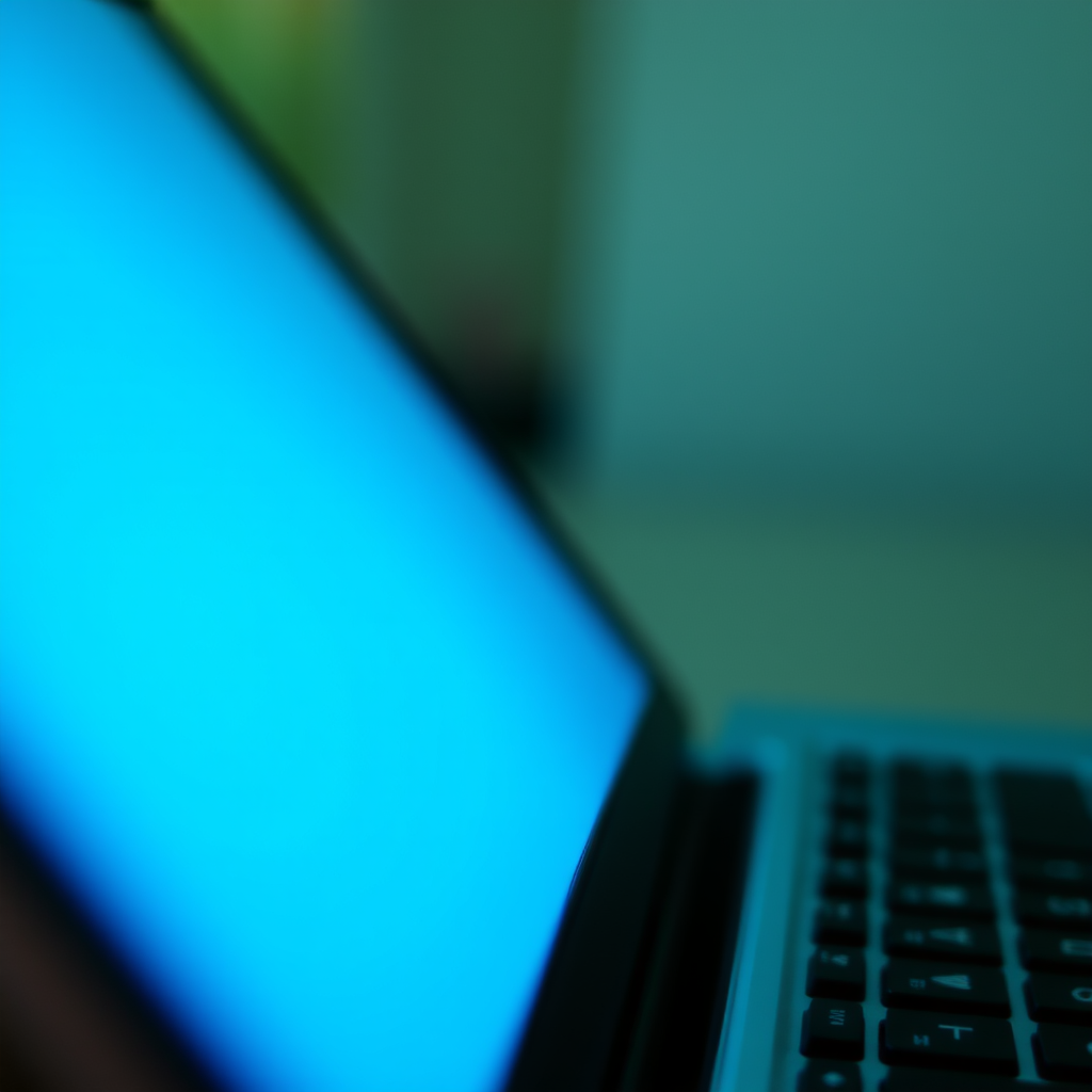Lock on a laptop screen